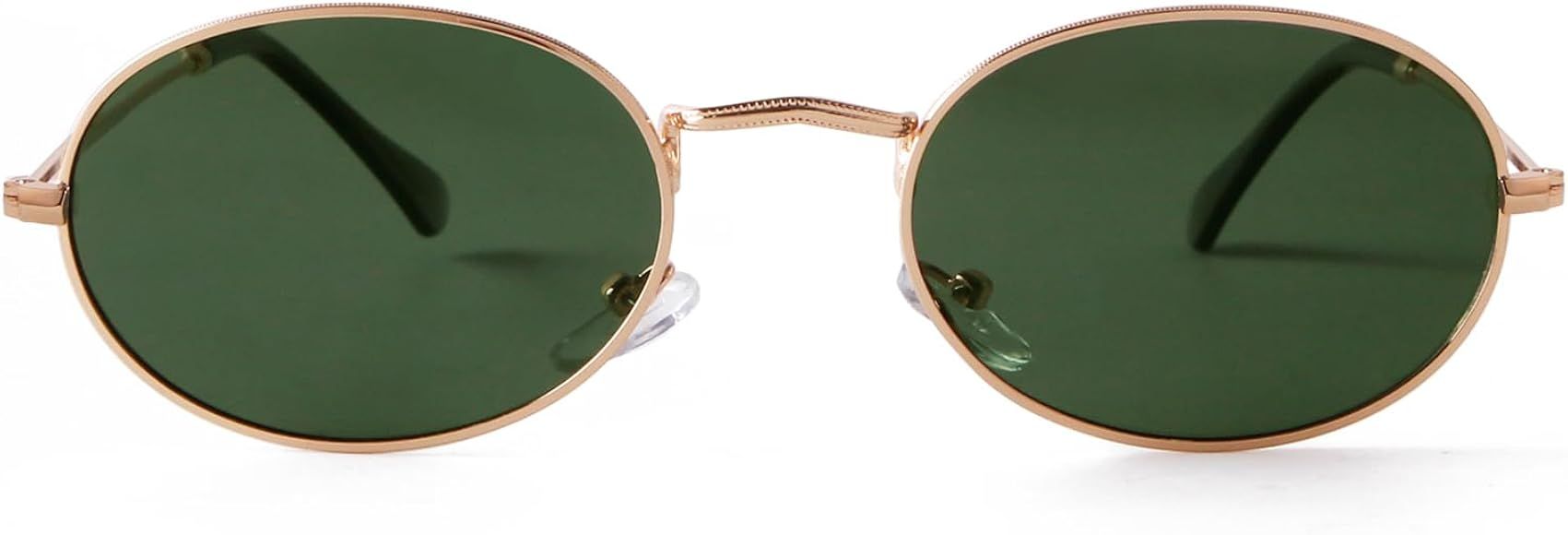 Laurinny Retro Oval Sonnenbrille für Damen Herren 90er Vintage Ovale Hippie Brille für Männer ... | Amazon (DE)