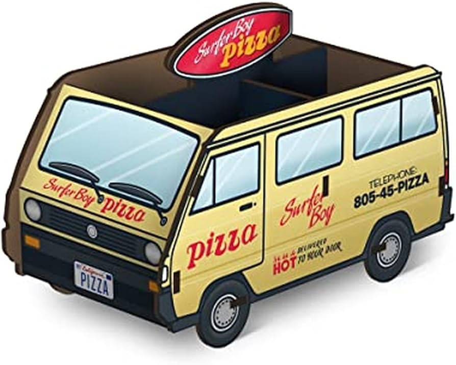 Genuine Fred Stranger Things, Surfer Boy Pizza, Desk Caddy, Multicolor | Amazon (US)