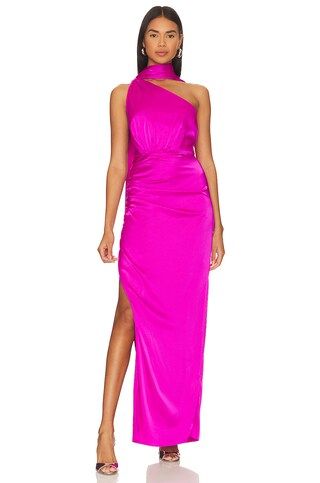 Julieta Gown in Hot Pink | Revolve Clothing (Global)