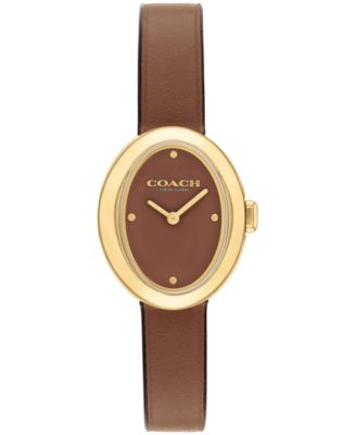 Women's Saddle Sammy Leather Watch 22.5mm | Macy's