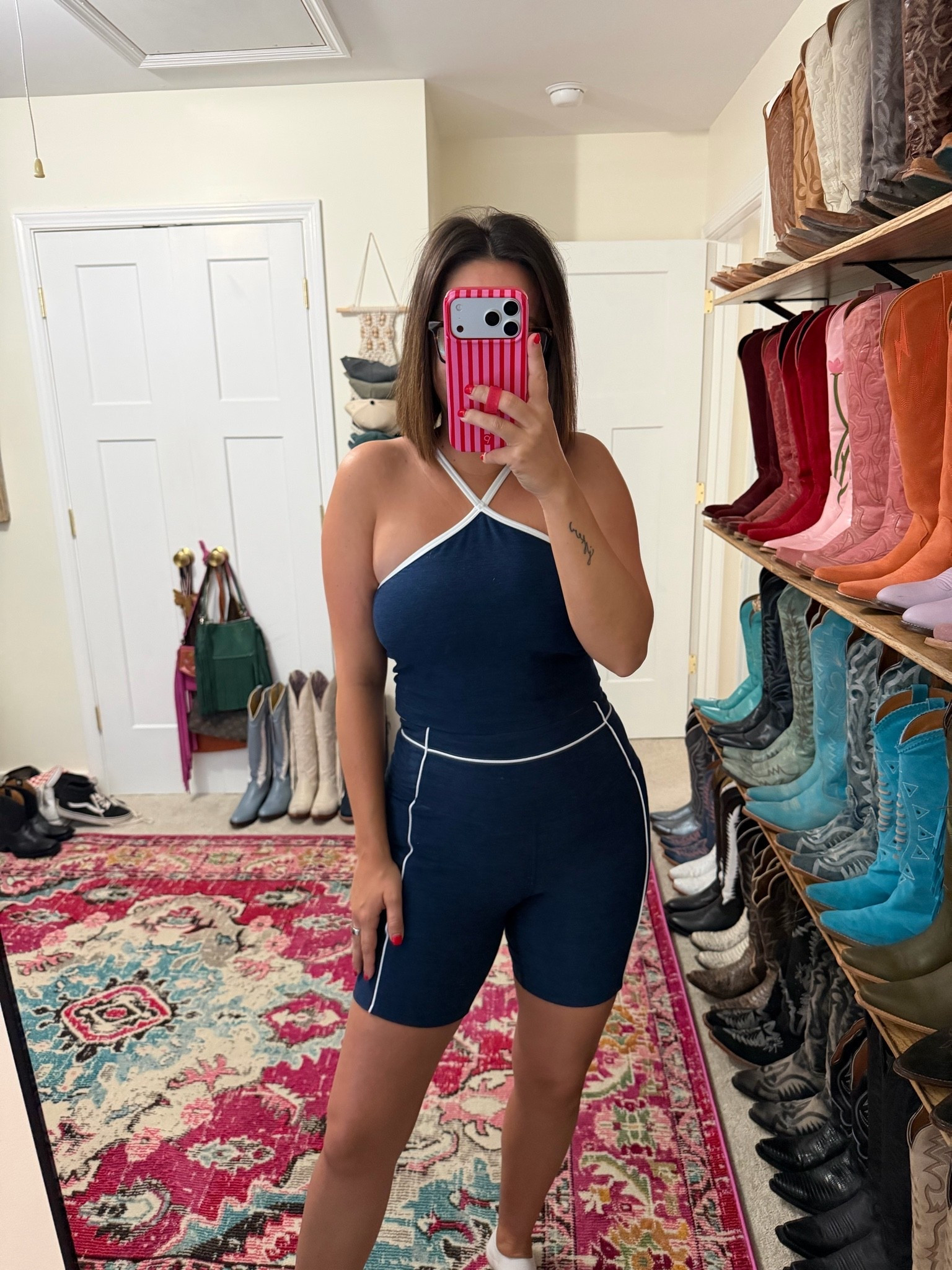 Walmart workout set - wearing a medium

#LTKootd #LTKfitnessgoals #LTKActive