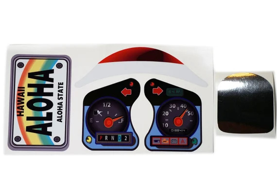 New Replacement Decals Stickers for 30th Anniversary Little Tikes Tykes Cozy Coupe Has Eyes Car: ... | Etsy (US)