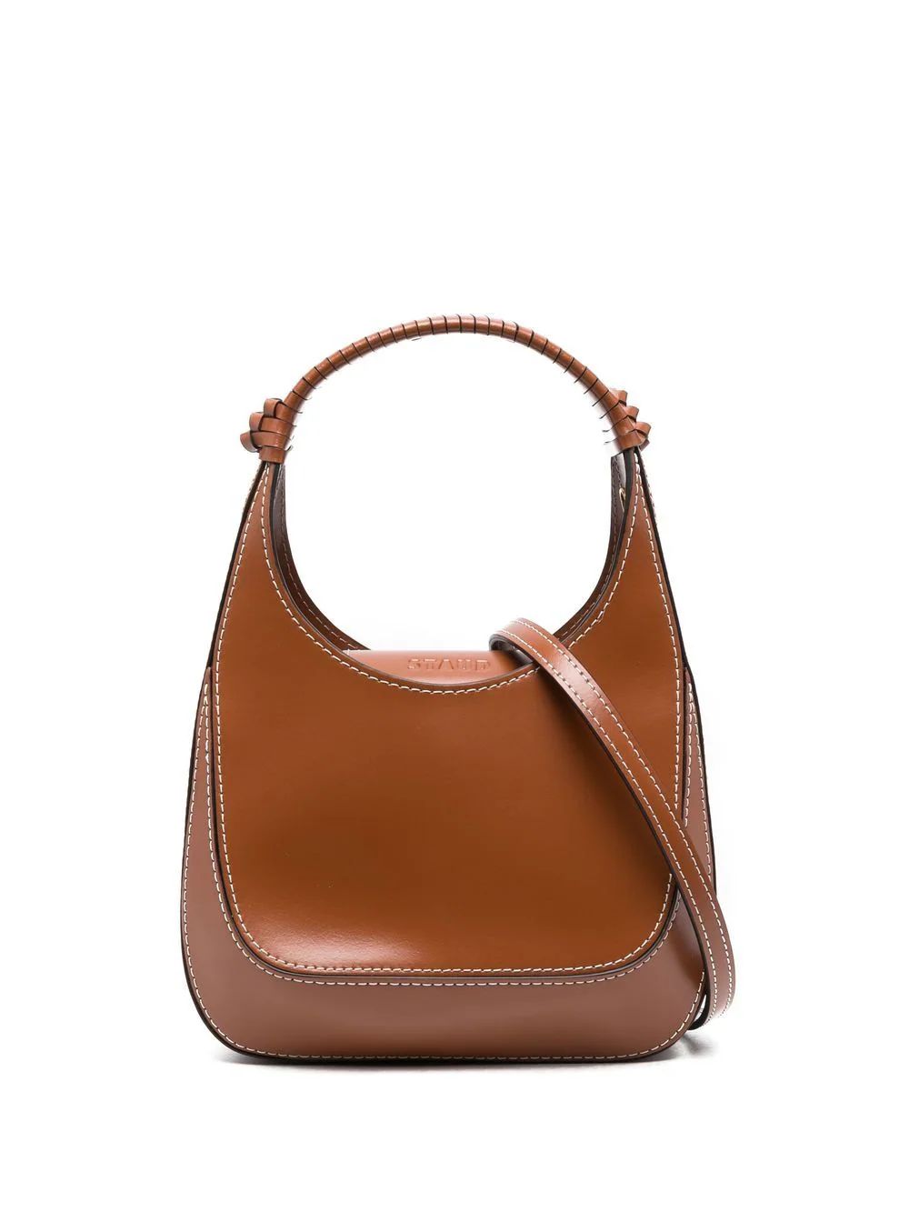 STAUD Mick Leather Tote Bag - Farfetch | Farfetch Global