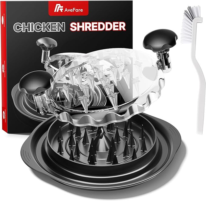 Chicken Shredder, 10.8" Visible Chicken Breast Shredder Tool Twist, Large Meat Shredder Machine -... | Amazon (US)