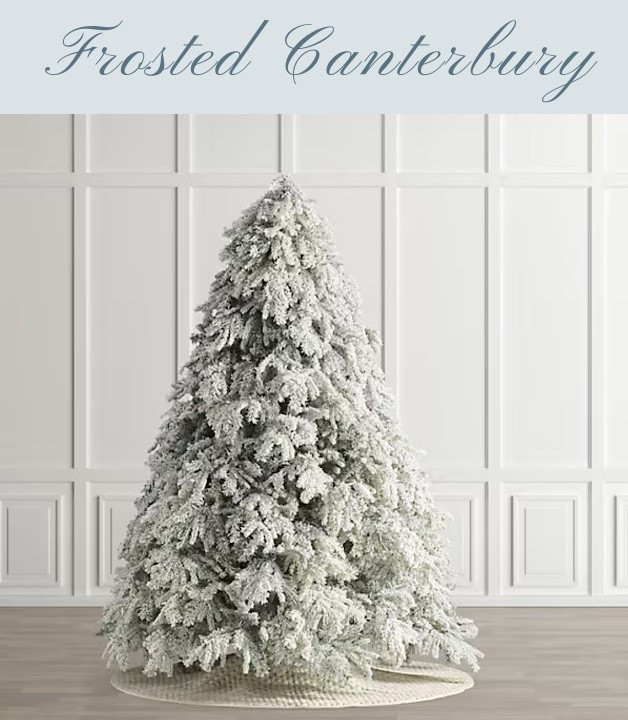 My flocked entry Christmas tree!