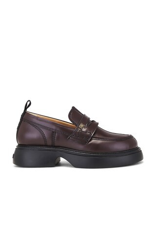 Ganni Everyday Loafer in Chocolate | FWRD 