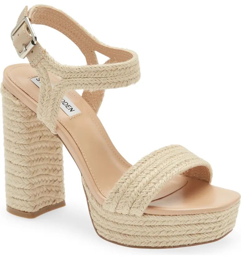 Steve Madden Lombardo Jute Platform Sandal | Nordstromrack | Nordstrom Rack