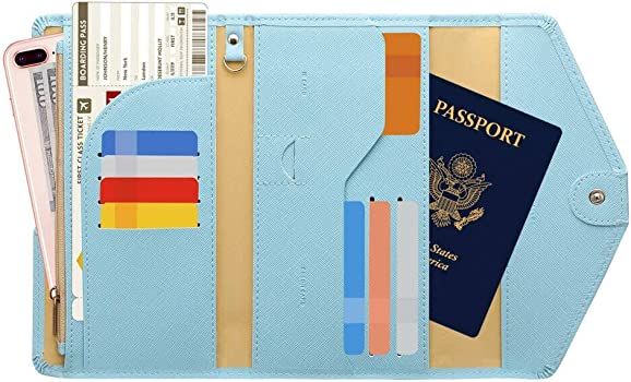 Zoppen Mulit-purpose Rfid Blocking Passport Holder Travel Wallet (Ver.4) Passport and Vaccine Card H | Amazon (US)