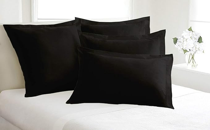 Kotton Culture Set of 2 Pillow Shams Set 100% Egyptian Cotton 600 Thread Count Premium Hotel Qual... | Amazon (US)