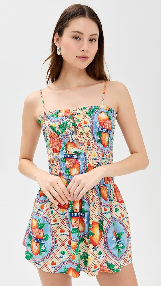 Fleur Shirred Mini Dress | Shopbop