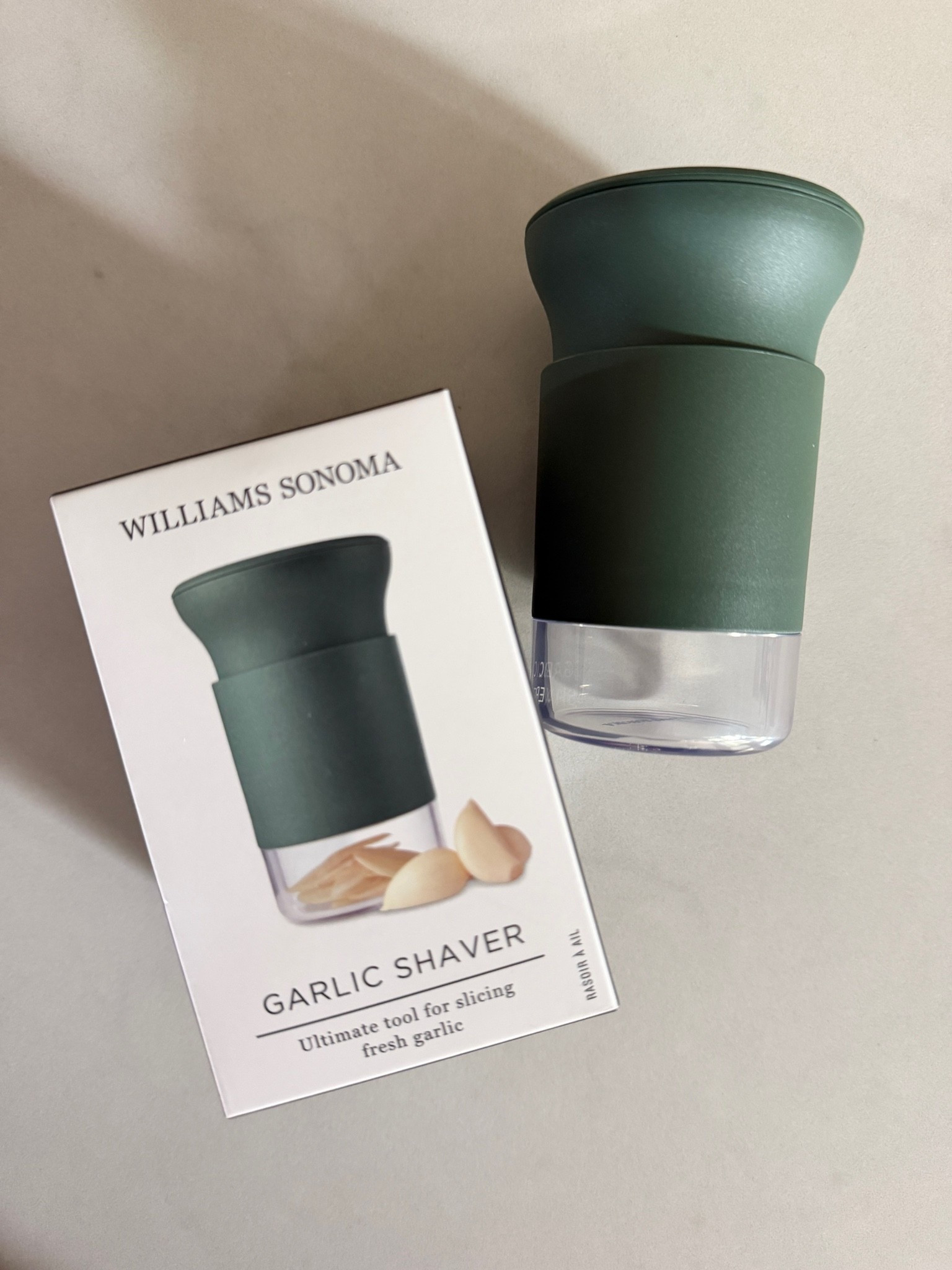 One of those little kitchen gadgets you don’t know you need until you have it. This Williams Sonoma garlic chopper makes slicing fresh garlic SO quick & easy. Definitely earning a permanent spot in my kitchen.

Williams Sonoma - Williams Sonoma kitchen - garlic chopper - garlic slicer - kitchen gadgets - kitchen must haves - cooking essentials - kitchen essentials - cooking gadgets - food prep tools - easy meal prep - home cook essentials - kitchen finds - gift for home cooks - hostess gift - Williams Sonoma finds

#LTKdayinmylife #LTKHome #LTKmomlife