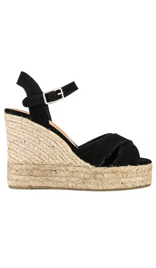 Blaudell Wedge in Black | Revolve Clothing (Global)