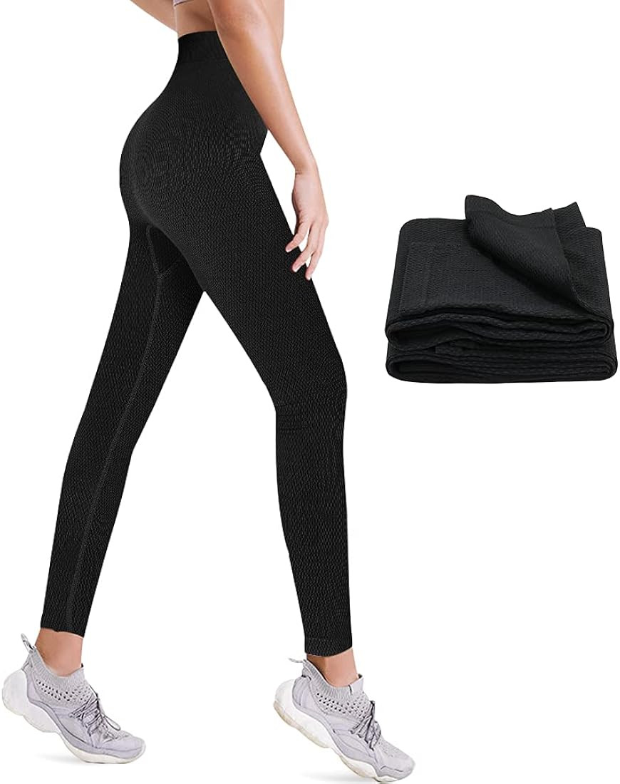 Emooqi Womens High Waist Yoga Pants Sports Leggings, Seamless Butt Tummy Control Yoga Pants Running  | Amazon (UK)