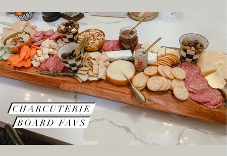 Charcuterie board favs accessories cheese knives cheese knife small spoons serving platters serving favs holiday parties Christmas party cheese board

#LTKHoliday #LTKhome #LTKSeasonal