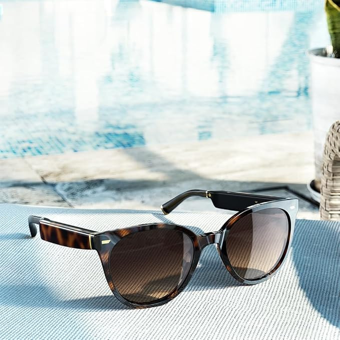 Amazon Echo Frames (3rd Gen) | Smart glasses with Alexa | Cat Eye frames in Brown Tortoise with g... | Amazon (US)