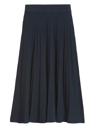 JAPAN EXCLUSIVE Pleated Knit Midi Skirt | Banana Republic (US)