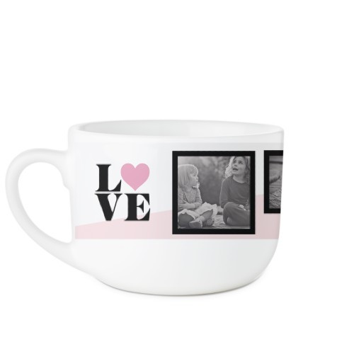 Love Colorblock Latte Mug | Shutterfly