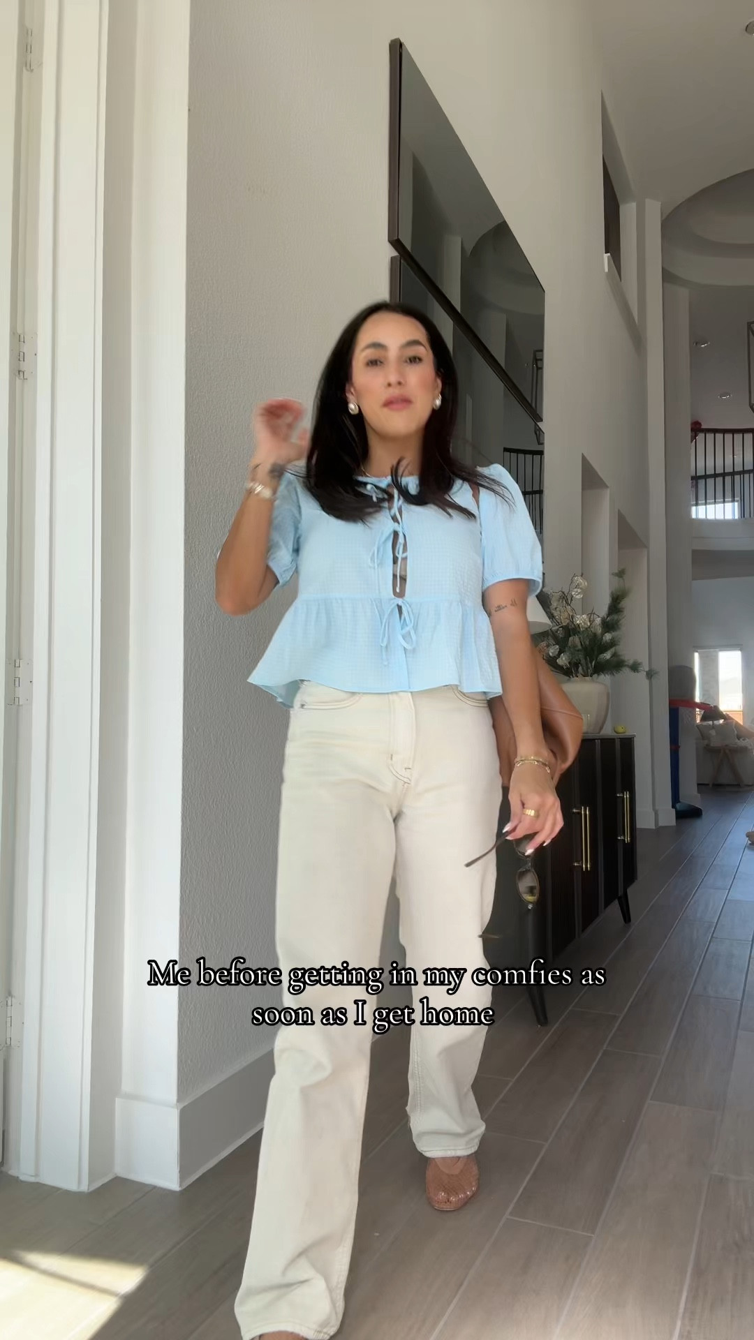 Spring outfit. Top size small; jeans are old but linking my other pair I wear size 26. 

Spring fashion, target style, Abercrombie style, petite style 

#LTKSeasonal #LTKPetite #LTKSaleAlert