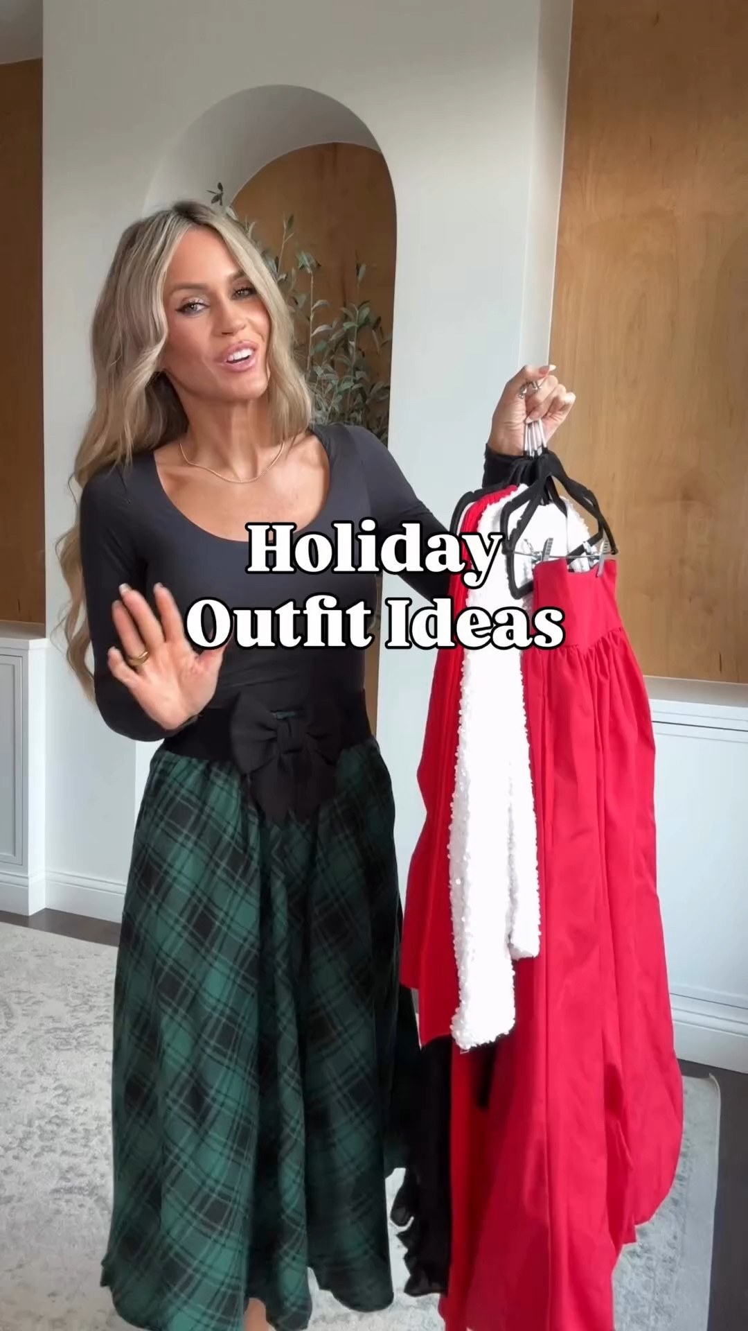 

Holiday outfit ideas perfect for holiday parties, office parties, family photos for holiday cards and more! 

Give me all the red, plaid, sequins and bows! These festive outfits are so fun for all the holiday festivities this season!

#holidayoutfits #festiveoutfit

#LTKParties #LTKHoliday #LTKFindsUnder50