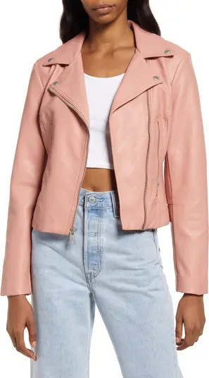 Faux Leather Moto Jacket | Nordstrom
