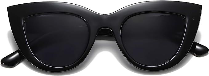 SOJOS Retro Vintage Cateye Sunglasses for Women Plastic Frame Mirrored Lens SJ2939 | Amazon (US)