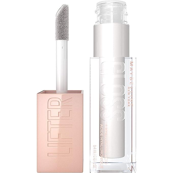 Maybelline Lifter Gloss Hydrating Lip Gloss with Hyaluronic Acid, Pearl, 0.18 Ounce | Amazon (US)