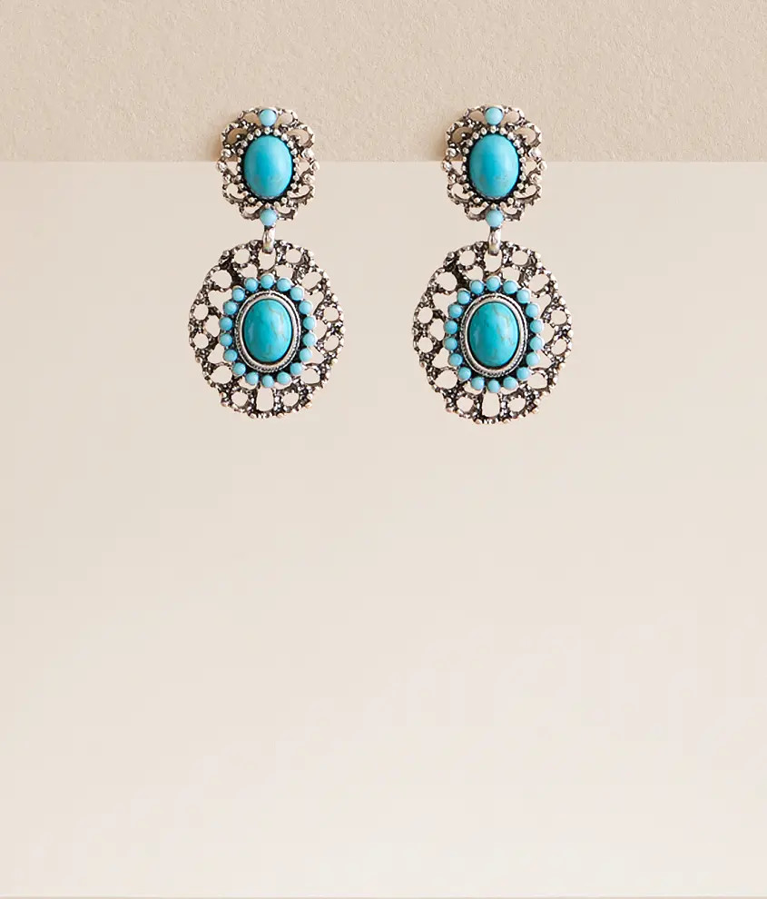 Turquoise Stone Earring | Buckle