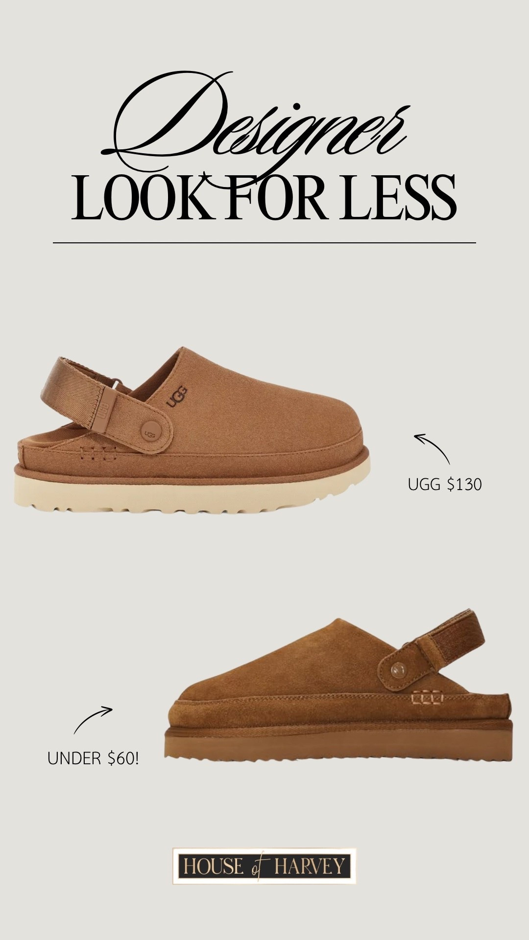 DESIGNER LOOK FOR LESS—these two slip on mules look so comfy! I love the color and I feel like it will go with so many outfits. Both options are linked ⬆️

#ltkcreator #ltkfinds #ltkstyletip #ltkwatchnow #uggs #holiday #shoes

#LTKFindsUnder100 #LTKHoliday #LTKSeasonal