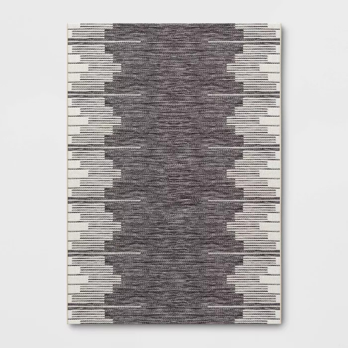 Graphic Steps Outdoor Rug Black - Project 62™ | Target