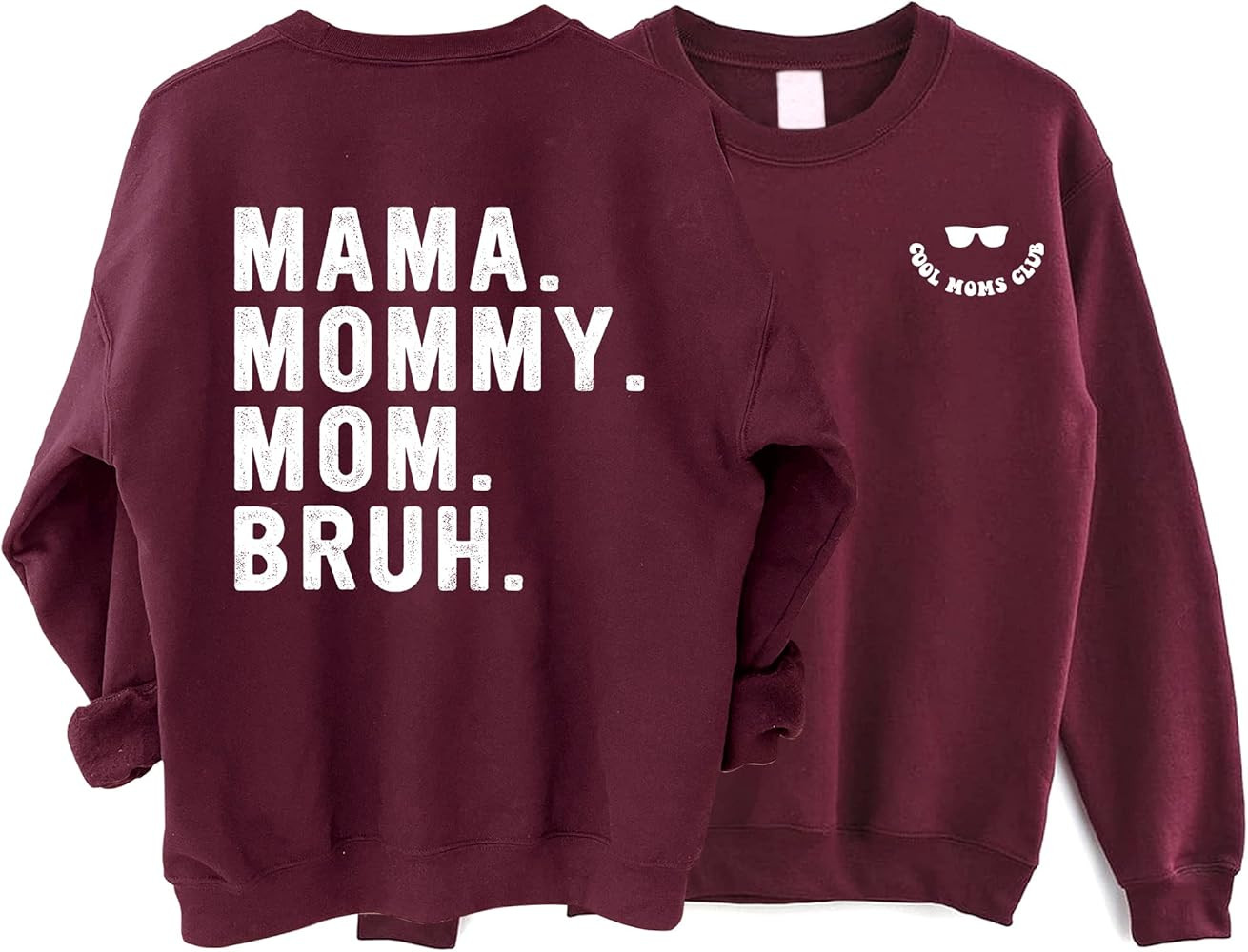 SPYRAMID Cool Moms Club Mama Mommy Mom Bruh - Mother's Day Sweatshirt for Cool Moms | Amazon (US)