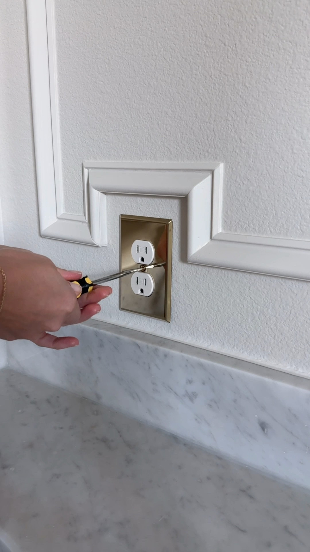 These brass outlet and switch plates are the easiest upgrade for your home. They come in multiple colors and finishes to match your style ✨ 

Bathroom decor, light switch, outlet cover, brass decor

#LTKHome
