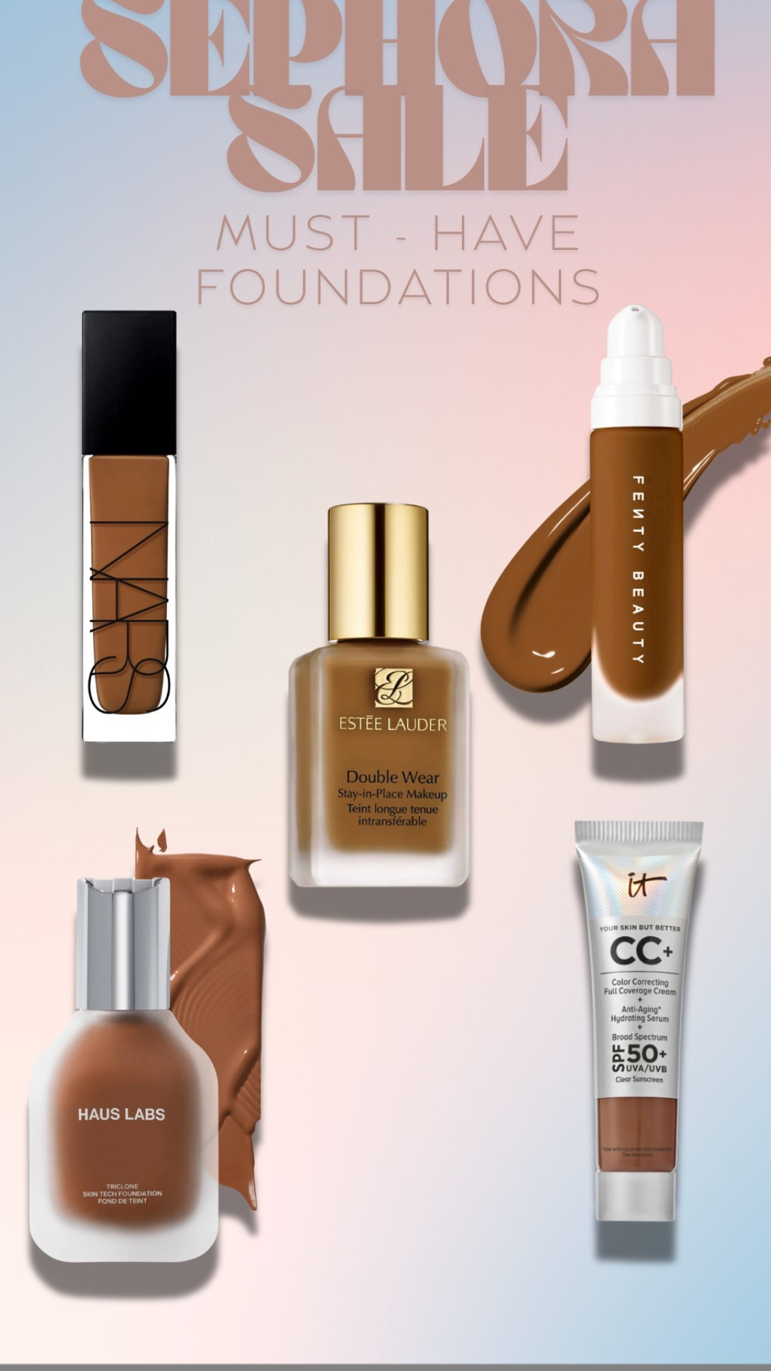 Some of my favorite foundations! 

Sephora, Sephora sale

#LTKSaleAlert