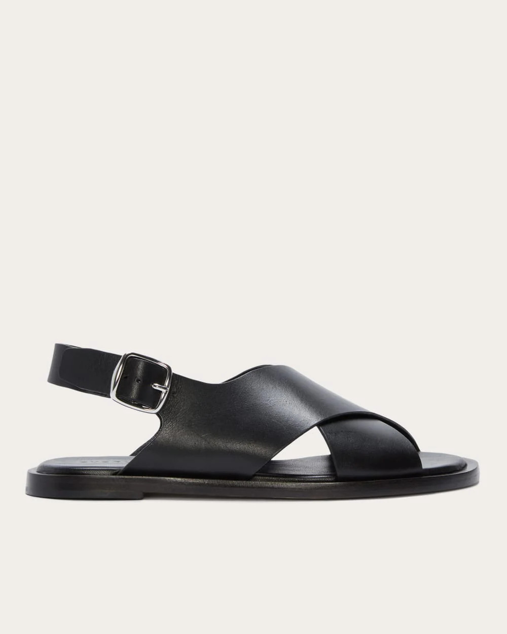 The City Crossover Sandal | Black | Everlane