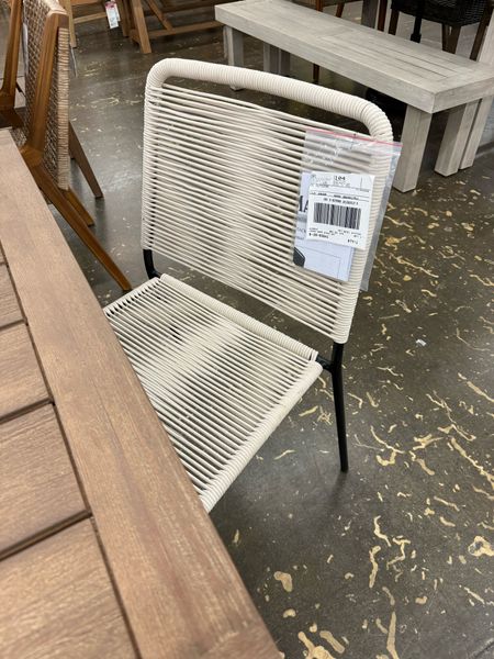 Love these affordable outdoor dining chairs

Outdoor furniture/ affordable furniture/ rope dining chair / stackable dining chair /

#LTKhome #LTKsalealert