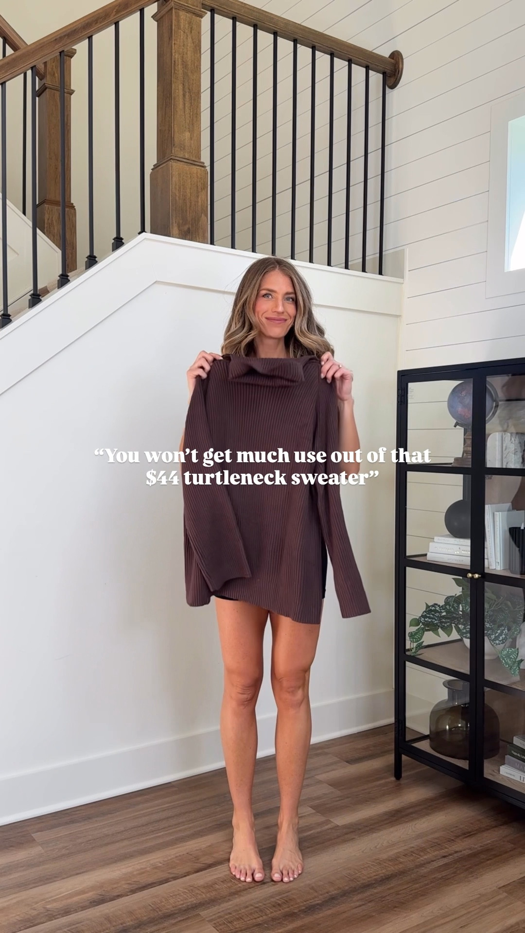 Ways to wear an oversized turtleneck sweater.  
Sizing: 
Turtleneck sweater run OVERSIZED. Very tall girl friendly but if you are petite size down 1-2 sizes. I am wearing a small

Skinny jeans: stretchy, true to size 4 extra long
skirt: small.  Can be worn as a strapless dress too 
Satin pants: ***the pair im wearing is from aritzia in the regular length but I inked a pair from Abercrombie that is identical that comes in longs!!!! I have the burgundy in the Abercrombie pair and they fit perfectly. 
skort: is sold out from Abercrombie but linked a few similar under the “similar section”  of the LTK post
Puffer vest: size medium for length (im tall), but runs oversized
leggings: they are roomier and my favorite pair ever,  im usually a small tall but got a medium tall to grow with my bump




Amazon finds, chunk sweater, chocolate brown, thanksgiving outfit, holiday outfit, bump friendly, tall girl friendly, tall sizes


#LTKTall #LTKSeasonal #LTKHoliday