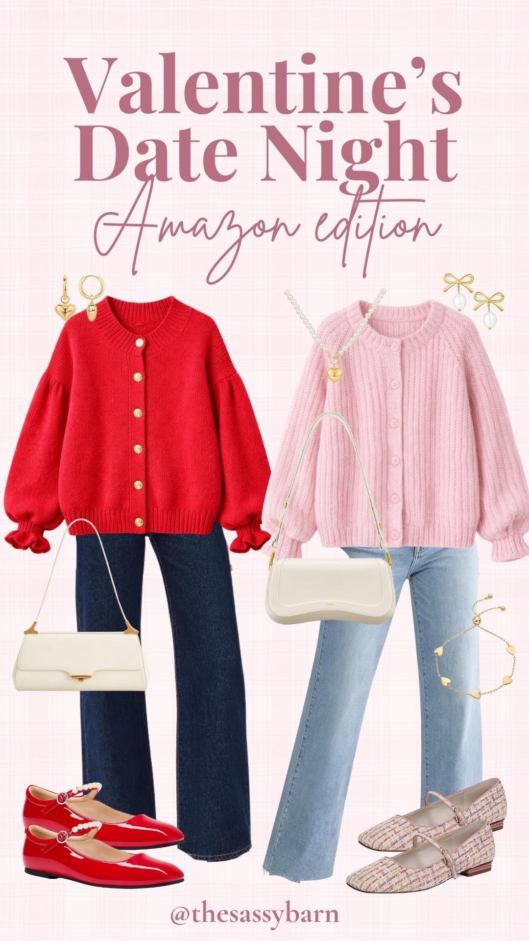 Valentine’s date night outfits! I love these sweaters ❤️

Tap to shop 🔗

Outfit ideas, Date night outfits, Valentines Day

#LTKdayinmylife #LTKootd #LTKSeasonal