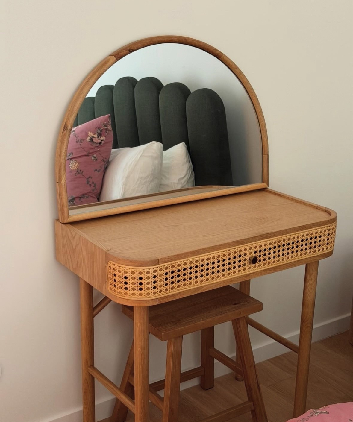 Linking a similar vanity because I love the set up!

#LTKselfcare #LTKHome #LTKTravel