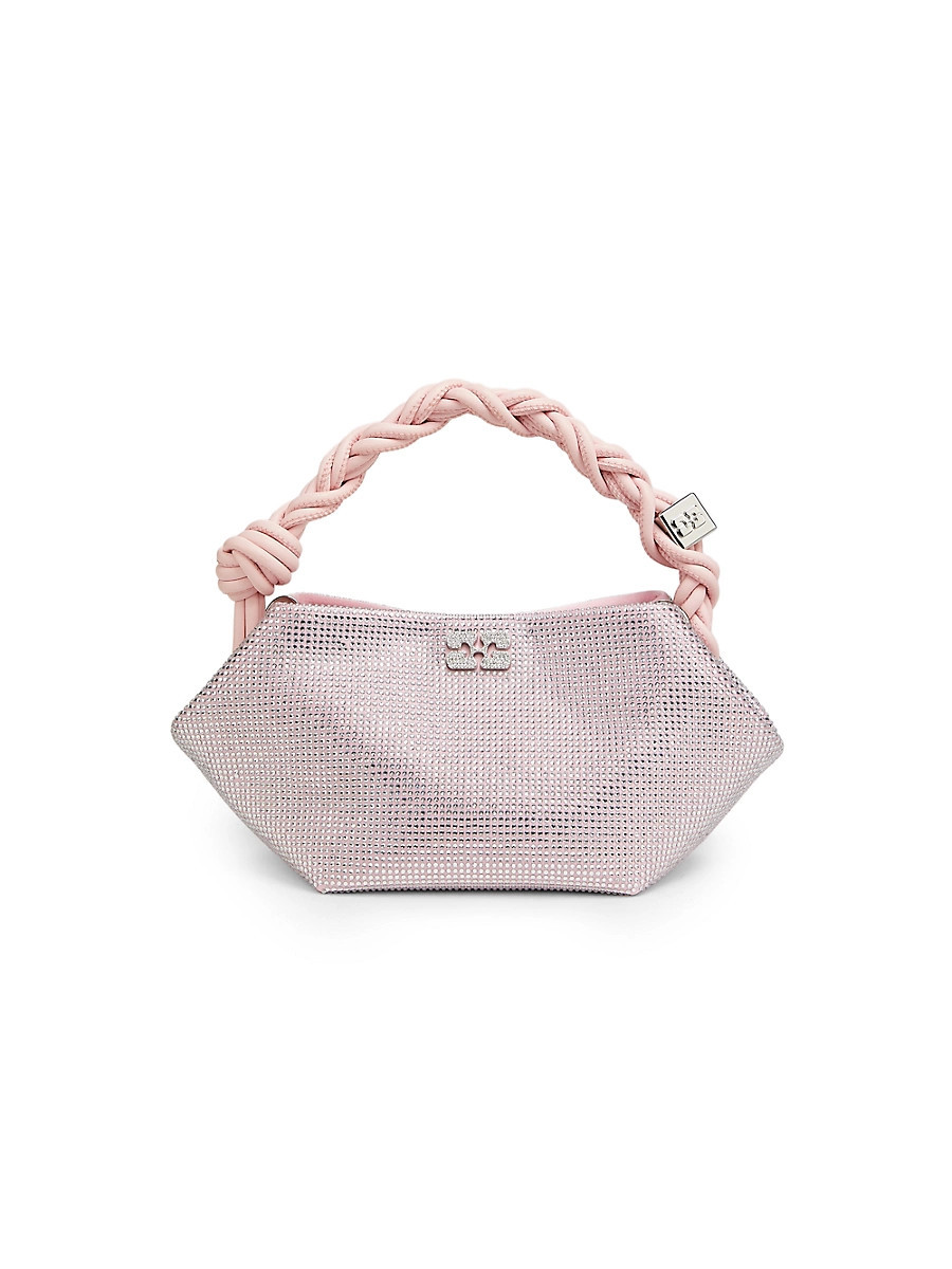 Women's Mini Bou Strass-Embellished Top Handle Bag - Chalk Pink | Saks Fifth Avenue