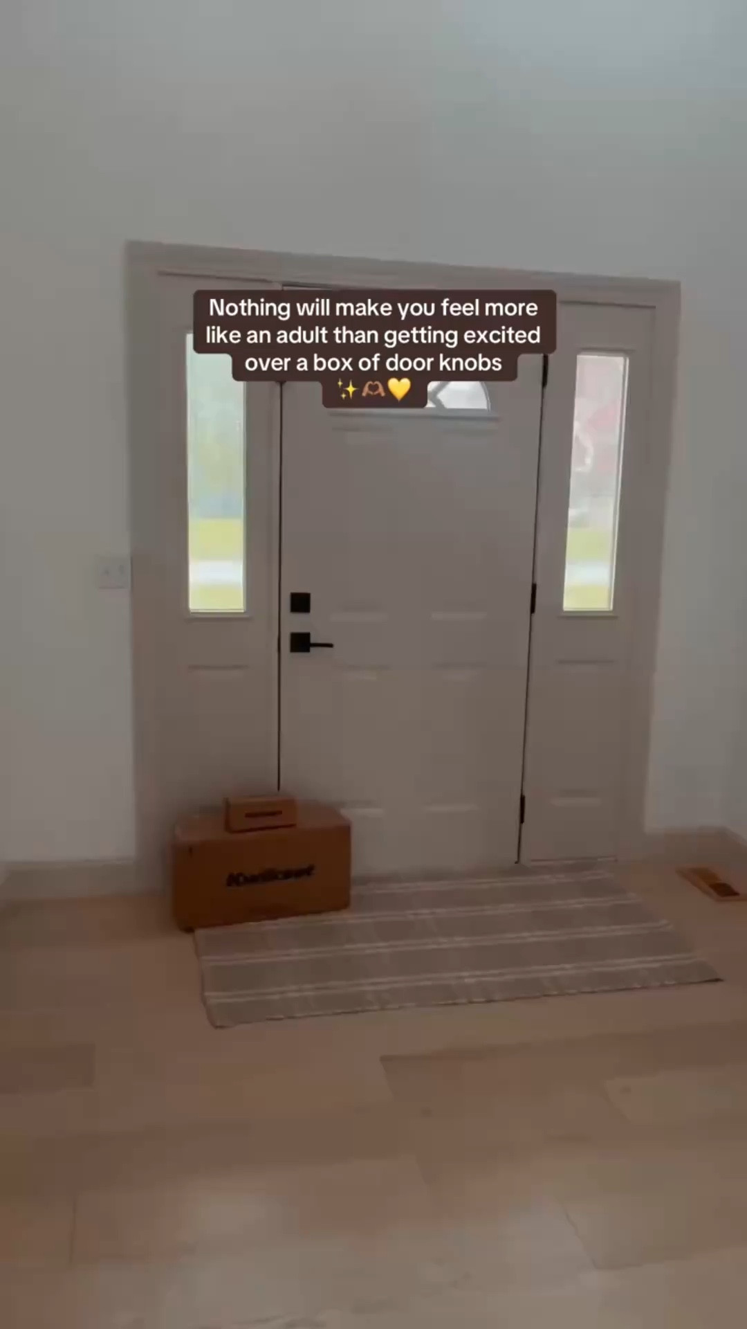 If it’s getting delivered to my house and I’m excited…
just know it’s probably not clothes, it’s something for the house 😅 new door knobs + front door handle set! #kwikset #wayfair #amazon #homedepot 

#LTKHome