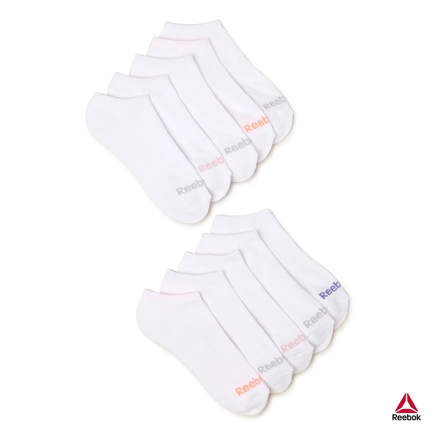 Reebok Women's Pro Series Cushion No Show Socks, 10-Pack | Walmart (US)