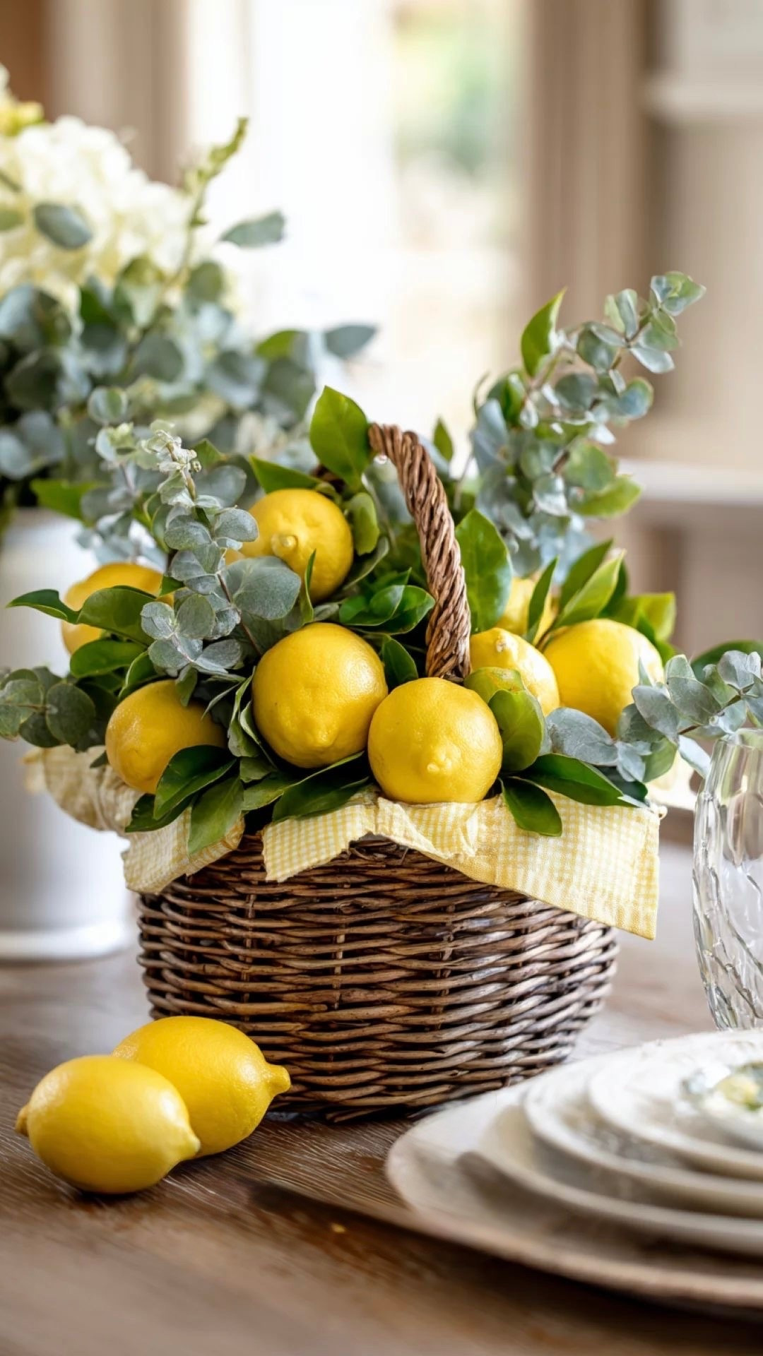 Bring fresh vibes to your spring table 🌿🍋 I styled this spring centerpiece with Sicilian lemons for a bright, cozy, and elegant table decor. Perfect for entertaining or everyday home styling. All items are linked — shop this look now! 

#LTKU #LTKSeasonal #LTKHome