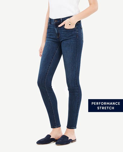 Modern All Day Skinny Jeans in Mariner Wash | Ann Taylor (US)