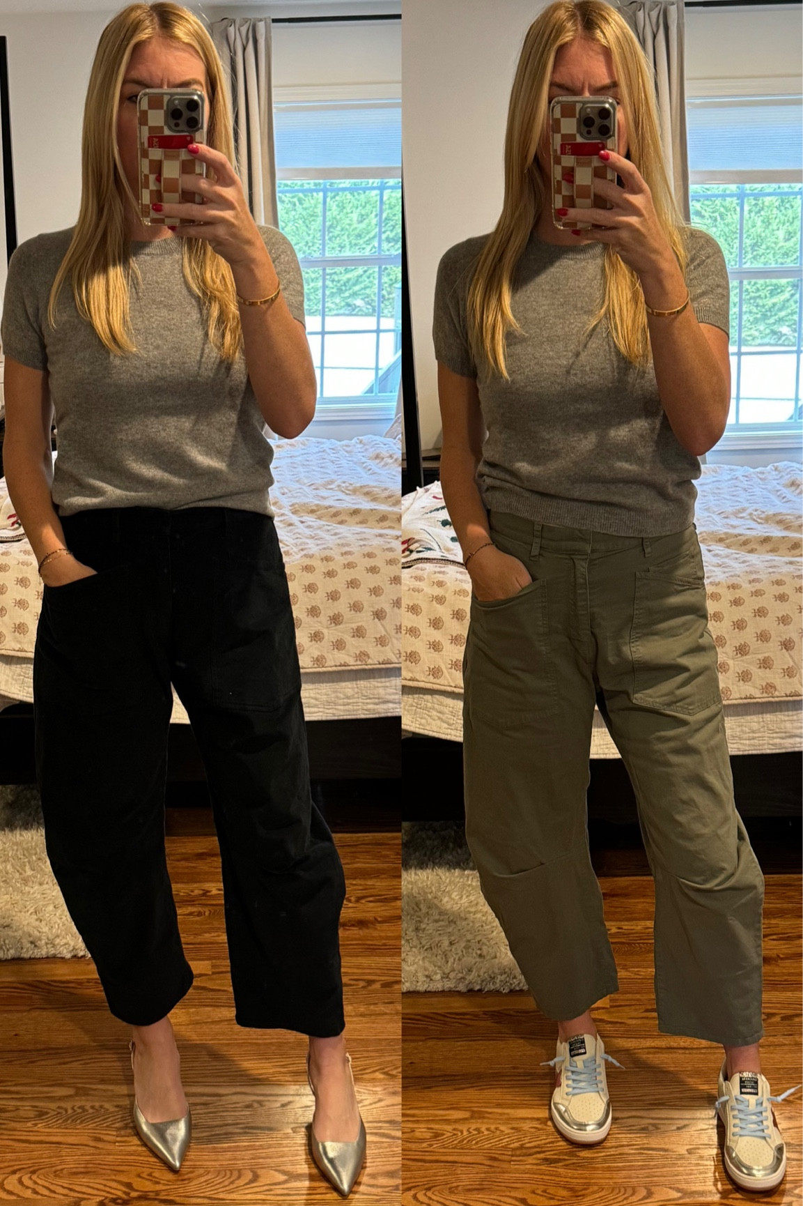 the ultimate cool-girl pant. they are amazing… the fit and quality are chefs kiss. they are a splurge. but def. worth. it.

#LTKover40 #LTKstyletip #LTKmidsize