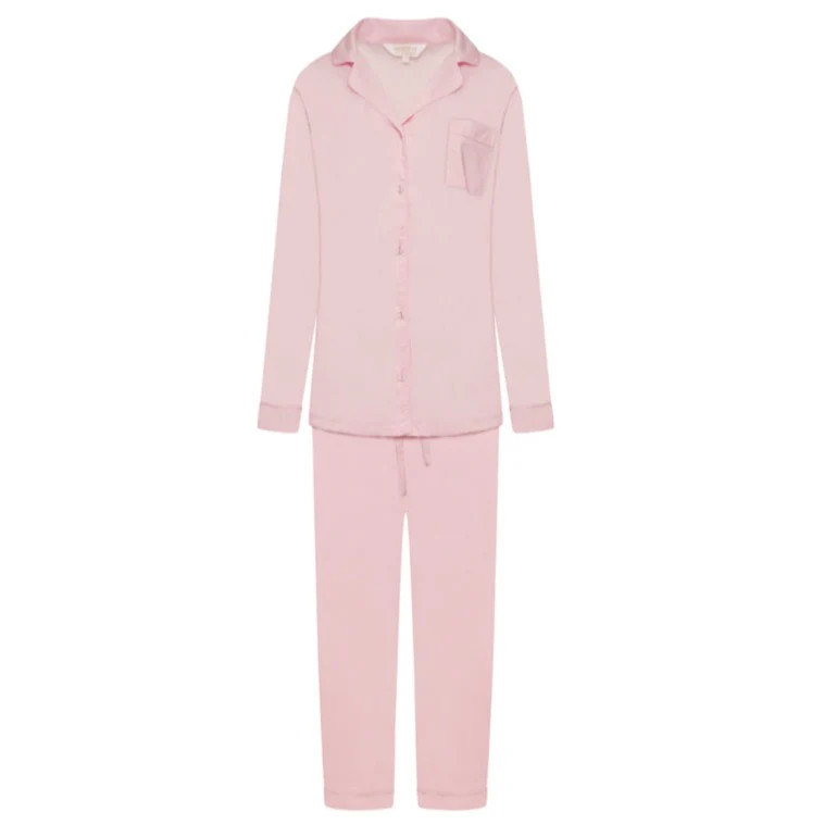 Cotton Poplin Trouser PJ Set - Pastel | The NAP Co