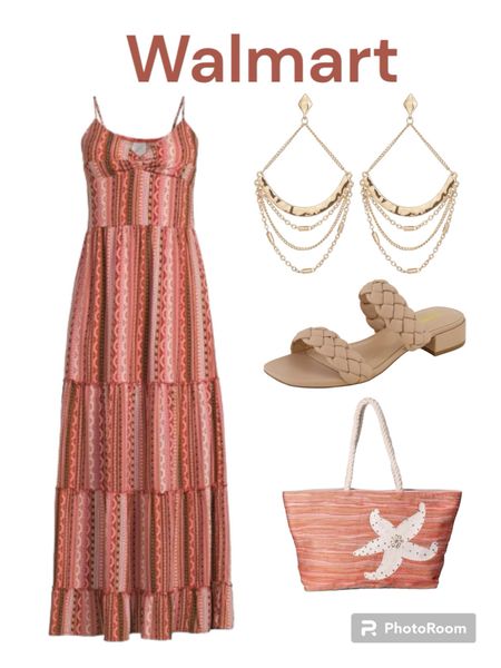 Walmart flat lay dress and matching accessories!! So cute for summer!!

#affordablefashion
#walmart

#LTKfindsunder50 #LTKitbag #LTKshoecrush