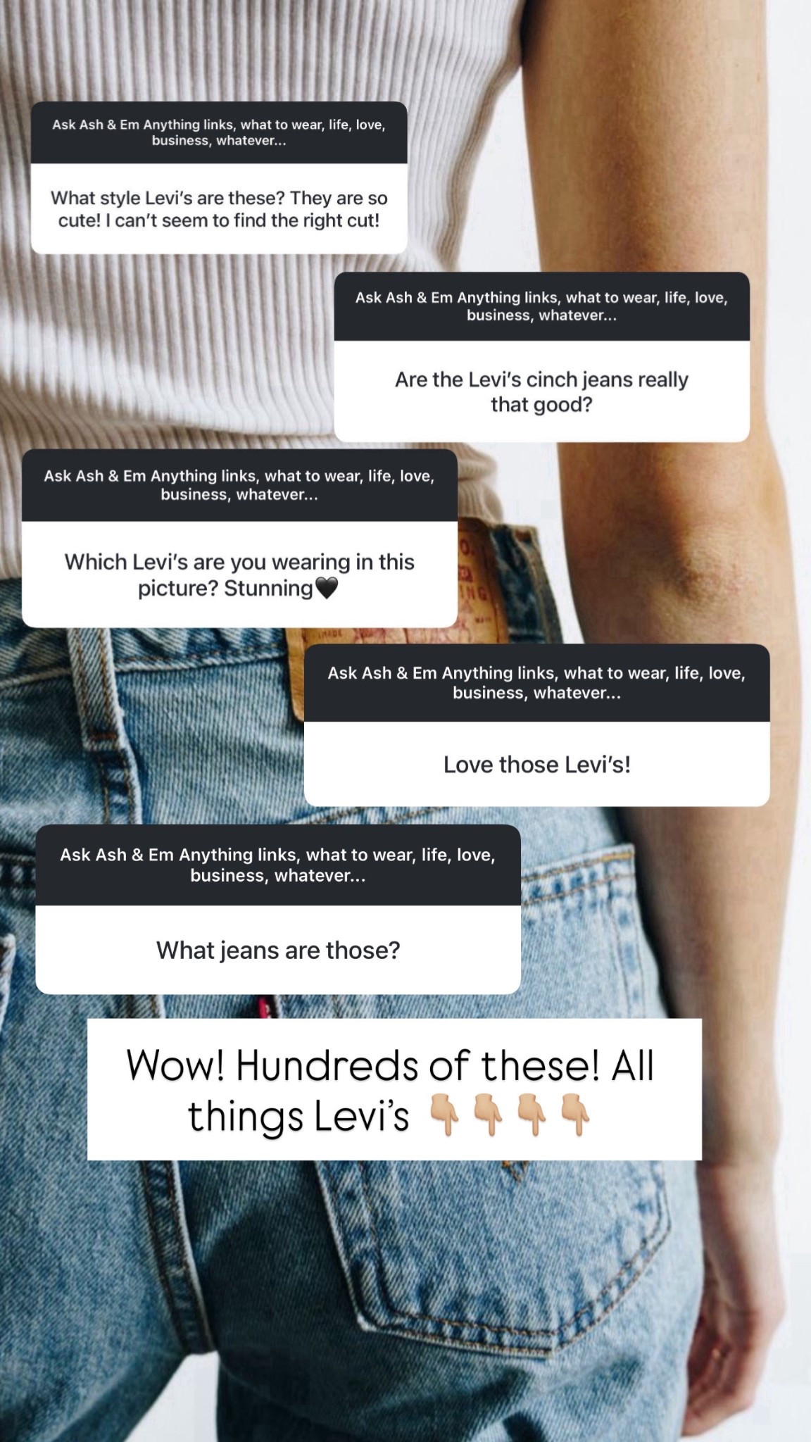 Our favorite levi’s styles and some vintage finds you’ll love! 