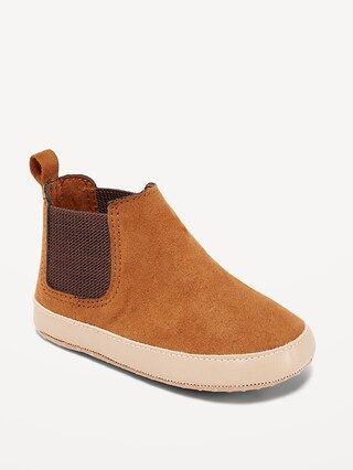 Unisex Faux-Suede Chelsea Booties for Baby | Old Navy (US)