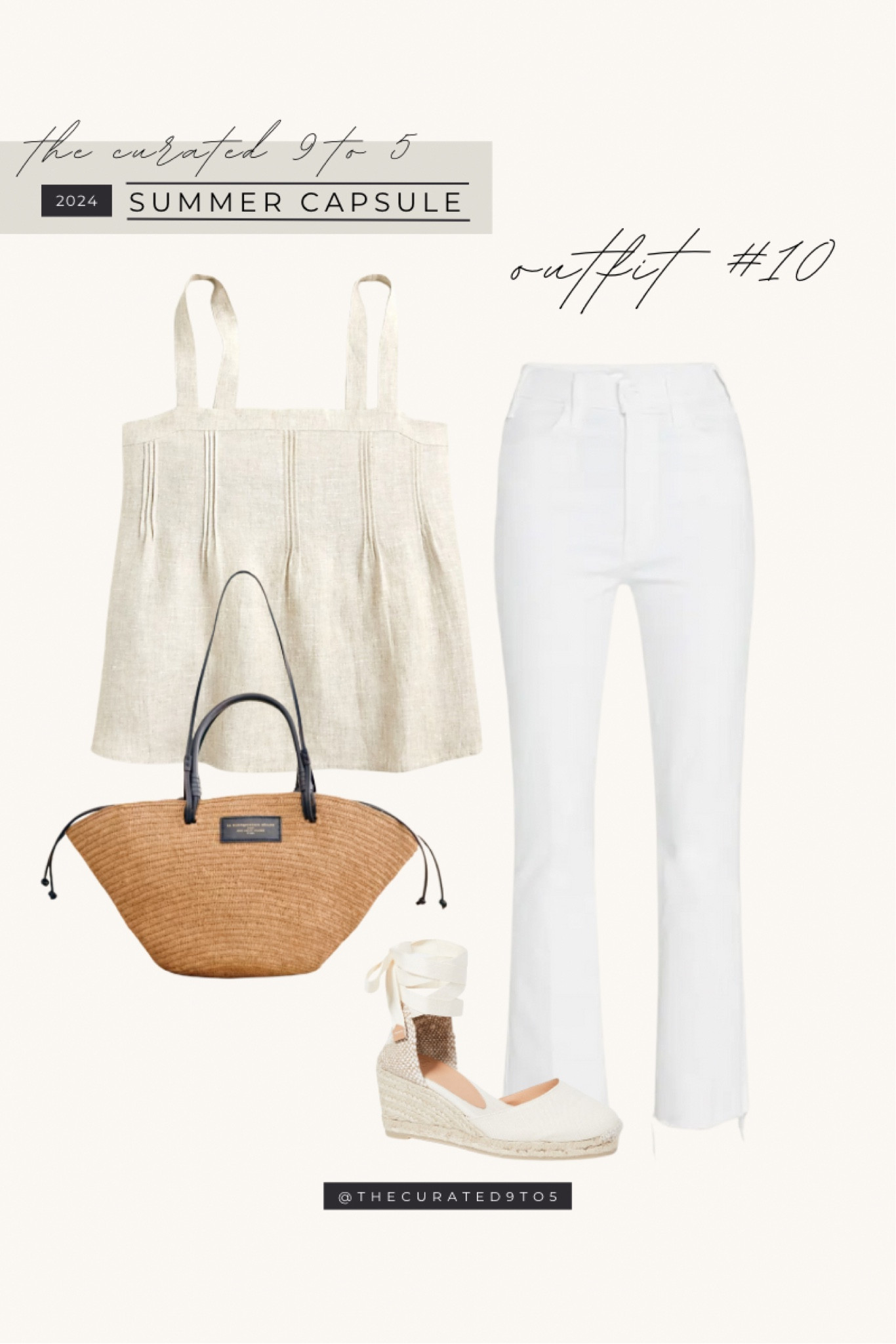 TC9T5 Summer Capsule | Outfit #10

Linen top, going out top, date night top, peplum, white denim, white jeans, straight leg denim, leather sneakers, espadrilles, tote, sezane, classic style, styled summer outfit, Parisian style, capsule wardrobe, styled outfit, tote bag, rattan bag

#LTKStyleTip #LTKItBag #LTKShoeCrush