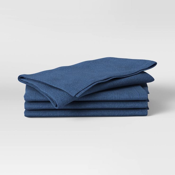 4pk Cotton Easy Care Napkins - Threshold™ | Target