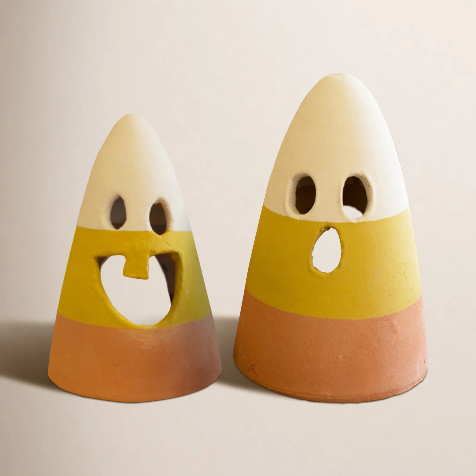 2-Piece Candy Corn Lantern Set | Birch Lane